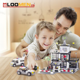 儿童益智积木 小颗粒拼装男孩创意礼品 塑料模型lego乐高玩具品质