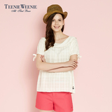 预售TeenieWeenie小熊16商场同款夏季新品女装全棉衬衫TTYW62503A
