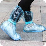 冬季防雨防水鞋套男女中高筒雨靴套加厚防滑鞋套儿童雨现货包邮秋