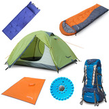 乐飞思2~3人户外露营套餐 帐篷套装 户外装备套餐 户外露营用品
