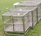 全新双层不锈钢狗笼子 宠物店寄养笼 小型犬泰迪专用笼子 猫笼子