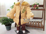 三木比迪专柜正品女童 女宝宝婴童冬款保暖外套外出服棉服