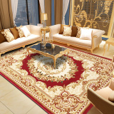 跃家居欧式客厅茶几地毯现代简约卧室床边长方形大地毯家用可机洗