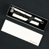 Swarovski施华洛世奇水晶元素盒装台湾笔芯旋转圆珠笔/德国签字笔