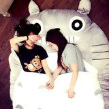 床垫榻榻米超大软床懒人沙发床双人情侣床垫加厚卡通睡袋可爱龙猫