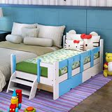 实木宝宝摇篮摇床带滚轮蚊帐儿童床松木品牌婴儿床婴儿床包邮童床