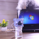 USB加湿器迷你矿泉水瓶盖静音家办公室便携小型空气加湿器雾化器