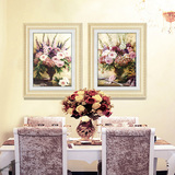 辰榕兵宇 餐厅装饰画饭厅卧室现代有框画简约挂墙壁画 花开富贵