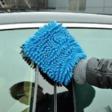 洗车手套双面珊瑚虫毛绒清洁擦车手套抹布加厚汽车专用手套