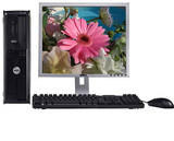 Dell 745 DT二手电脑 四核主机整机 Q6600/2G/160G/DVD 17寸液晶