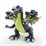 儿童玩具电动七头龙恐龙玩具模型 发光电动仿真塑料恐龙 爬行动物