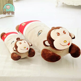 可爱趴趴猴子抱枕公仔毛绒玩具睡觉靠垫枕头布娃娃生日礼物儿童枕