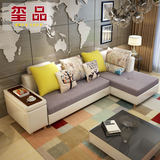 玺品沙发床可折叠小户型组合皮艺布艺沙发多功能现代转角贵妃沙发