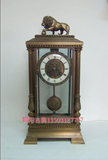 家装钟表 仿古钟表 古典钟表 欧式 机械 铸铜狮子座钟