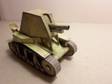 前苏联su-18自行火炮 3D纸模型diy(坦克世界专题）