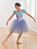 女 儿童成人现代芭蕾舞舞蹈演出服 长款纱裙蓬蓬裙舞台表演服装