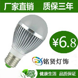 LED车铝球泡节能超亮3 5 7 9 12WLED光源E27螺口铝制灯泡特价促销
