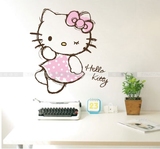 hello Kitty 墙贴 凯蒂猫KT贴纸女孩儿童房可爱卡通卧室床头背景