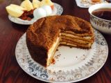 俄罗斯传统千层蛋糕 提拉米苏  浪贝勒掉渣糕