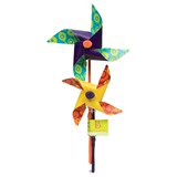 美国B.Toys 户外儿童玩具风车轮 彩色风车传统玩具两个装 3岁