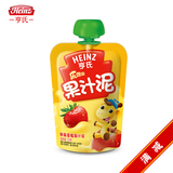 【天猫超市】亨氏果泥 乐维滋-苹果草莓果汁泥120g/袋宝宝辅食泥