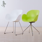 欧式伊姆斯椅北欧塑料凳子新中式餐椅休闲椅现代简约个性创意椅子