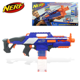 孩之宝 nerf正品精英系列cs-18精E发射器软子弹玩具枪白条橙机