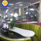 企业活动展厅透明装饰球2米直径亚克力空心圣诞超大有机玻璃圆球