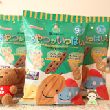 日本和光堂三种口味磨牙棒米饼干 婴儿宝宝辅食品零食 9个月 TP2