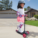 【天猫超市】美国小泰克儿童滑板车  三轮脚踏车滑轮车 粉红色