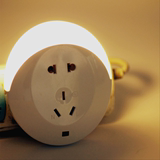 创意LED插座灯 光控插电带开关小灯 usb充电夜间夜明灯感应小夜灯