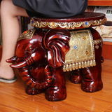 客厅象摆件家居装饰品实用乔迁礼品结婚礼物招财大象换鞋凳子欧式