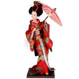 工艺品艺妓人偶公仔娟人和服娃娃摆件日本人偶绢人娃娃 日式包邮!
