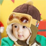 韩版秋冬天男童女童潮宝宝加绒护耳帽冬季雷锋帽儿童帽子飞行员帽
