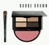 香港代购 Bobbi Brown波比布朗 瞬间亮颜眼颊盘 腮红+4色眼影带刷