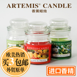 Artemis蜡烛 进口香氛精油天然无烟 扬基瓶香薰蜡烛 玻璃灌香味蜡
