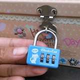 箱包密码锁 金属挂锁 柜子柜门密码小锁防盗旅行箱子安全锁包拉杆