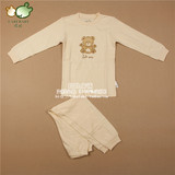 拉比正品 LOCAF10401 小熊公仔圆领套装 特惠1套装 儿童内衣必备