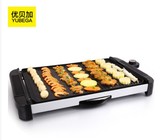 优贝加大号长方形新款电烤盘 韩式牛排机铁板烧烤肉锅无油不粘锅