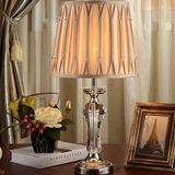 欧文台灯卧室床头 创意时尚温馨水晶灯具 个性简约客厅灯装饰台灯