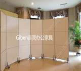 北京铝合金办公室墙移动屏风会议室隔断厂家直销可折叠活动墙定制