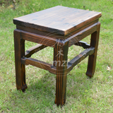 实木凳子仿古茶几凳 户外碳化防腐方凳 田园餐桌凳 换鞋凳 梳妆凳