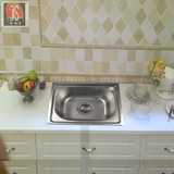 吉赛帝JSD不锈钢水槽 一体成型3933小单槽 厨房洗菜碗盆水斗 阳