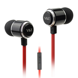 V＆Z V-02入耳式耳机 苹果安卓手机耳机面条线控重低音耳麦 通用