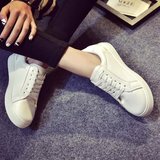 春夏季单鞋韩版女鞋运动白色板鞋女球鞋平底学生鞋休闲系带小白鞋