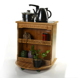 茶具茶盘实木大号排水 茶车 竹移动茶水柜带轮功夫茶桌茶台电磁炉