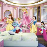 无缝3d立体大型壁画客厅卧室儿童房墙纸壁纸卡通芭比娃娃白雪公主