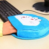 USB暖手鼠标垫鼠标套加热发热 暖手宝加厚保暖宝 充电暖宝宝 冬天
