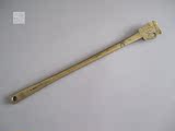 老铜刻花黄铜钥匙古玩杂项收藏 Q578