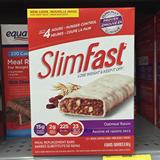 加拿大直邮代购SlimFast 快速能量代餐棒瘦身营养棒6*60g